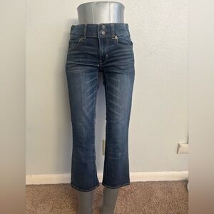 American Eagle Outfitters Boot Cut Blue Jeans Vintage Wash